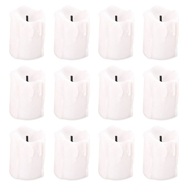 white 12pcs