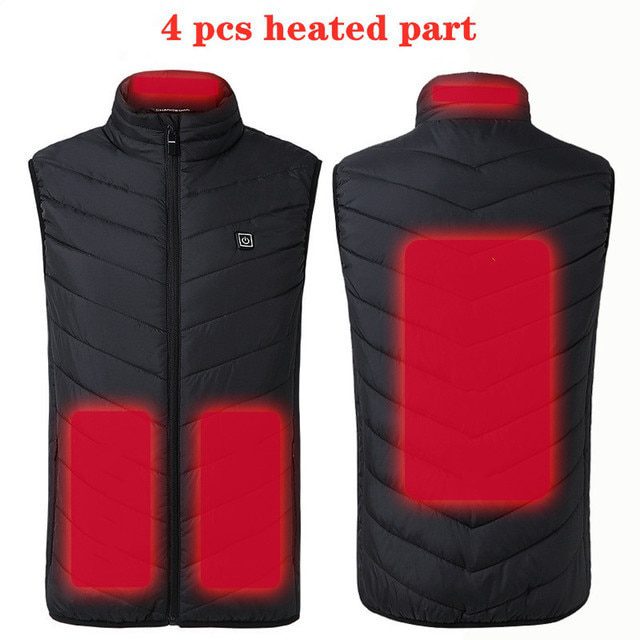 4 Areas heated Black