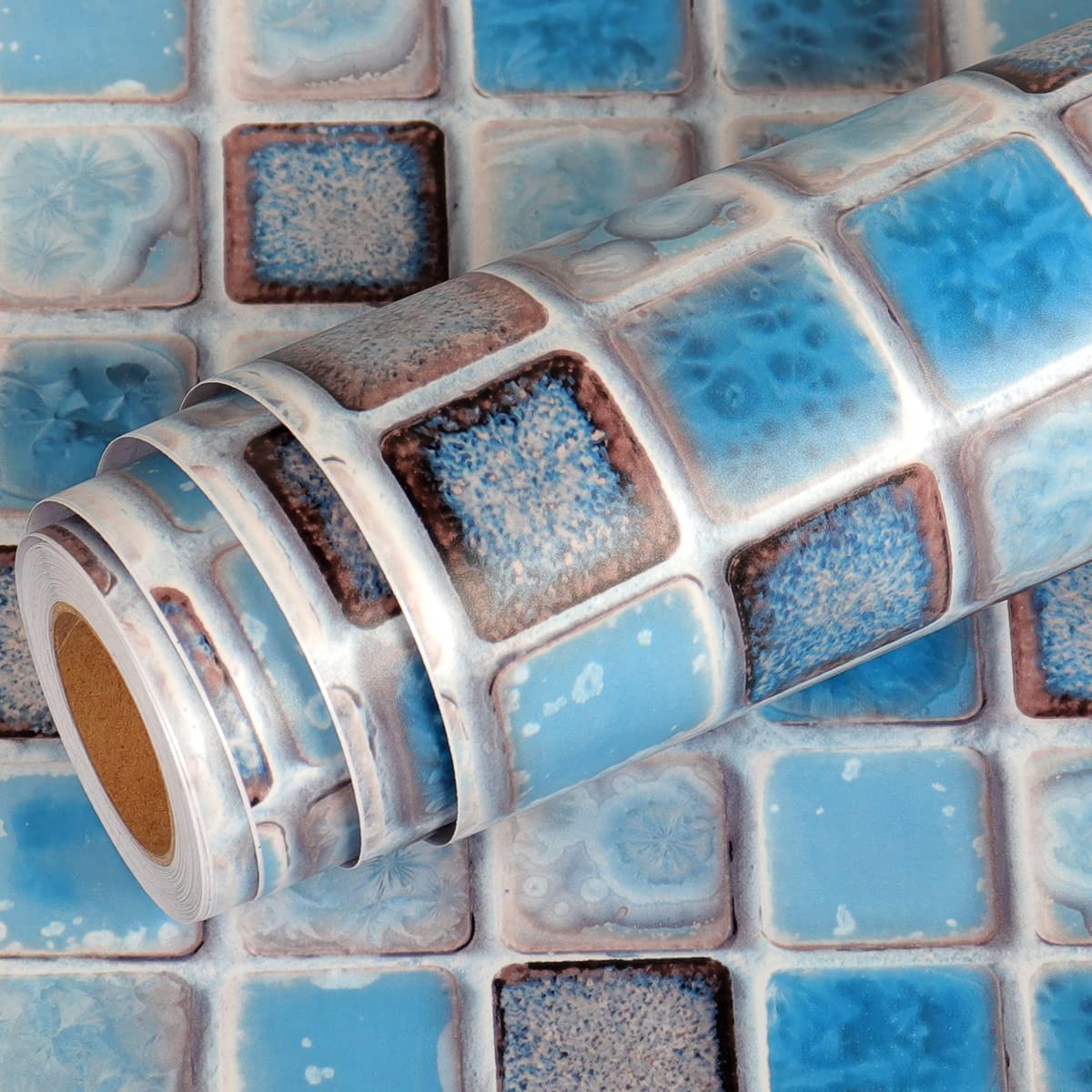 Blue Mosaic Tiles