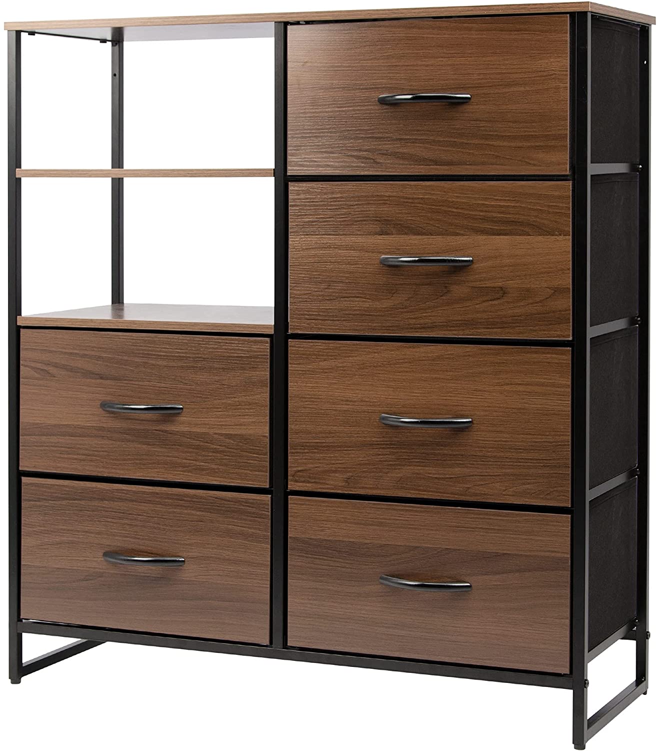 Rusic Brown-6 Drawer