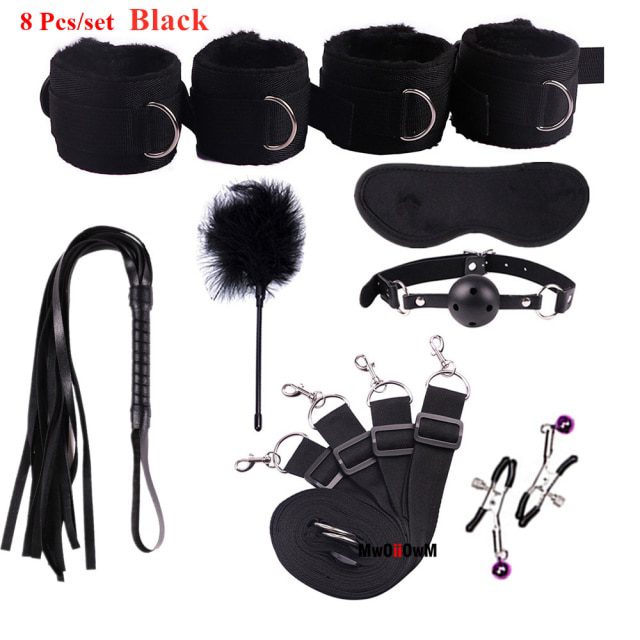 8 Pcs-set Black