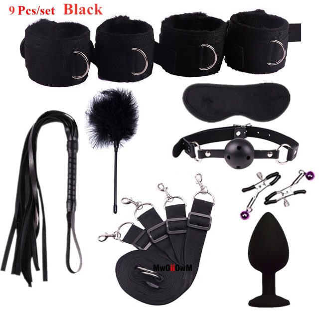 9 Pcs-set Black