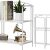 White Frame & Transparent Shelf